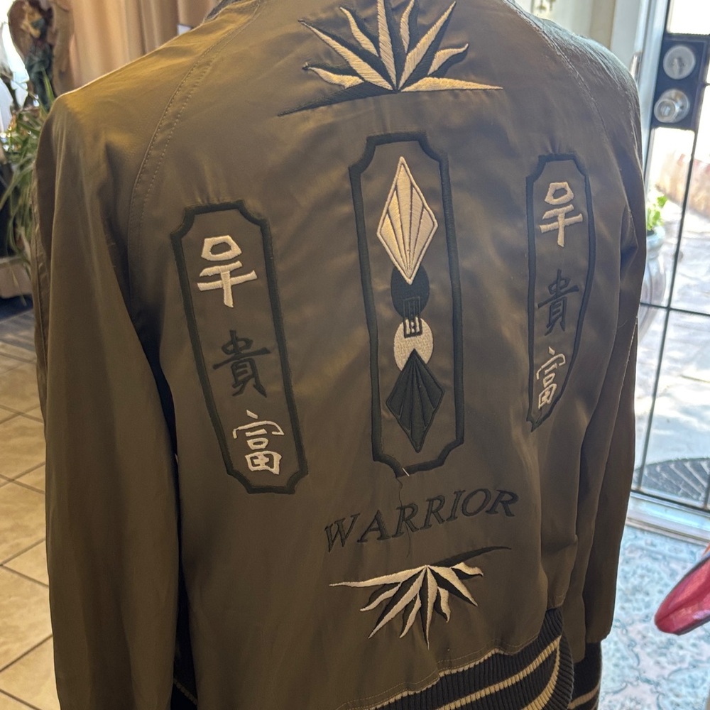 Amarissima Army Green Bomber Jacket